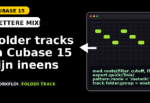 Folder tracks in Cubase 15 zijn ineens véél slimmer voor mixen