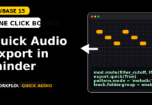 Quick Audio Export in Cubase 15: minder klikken, sneller delen