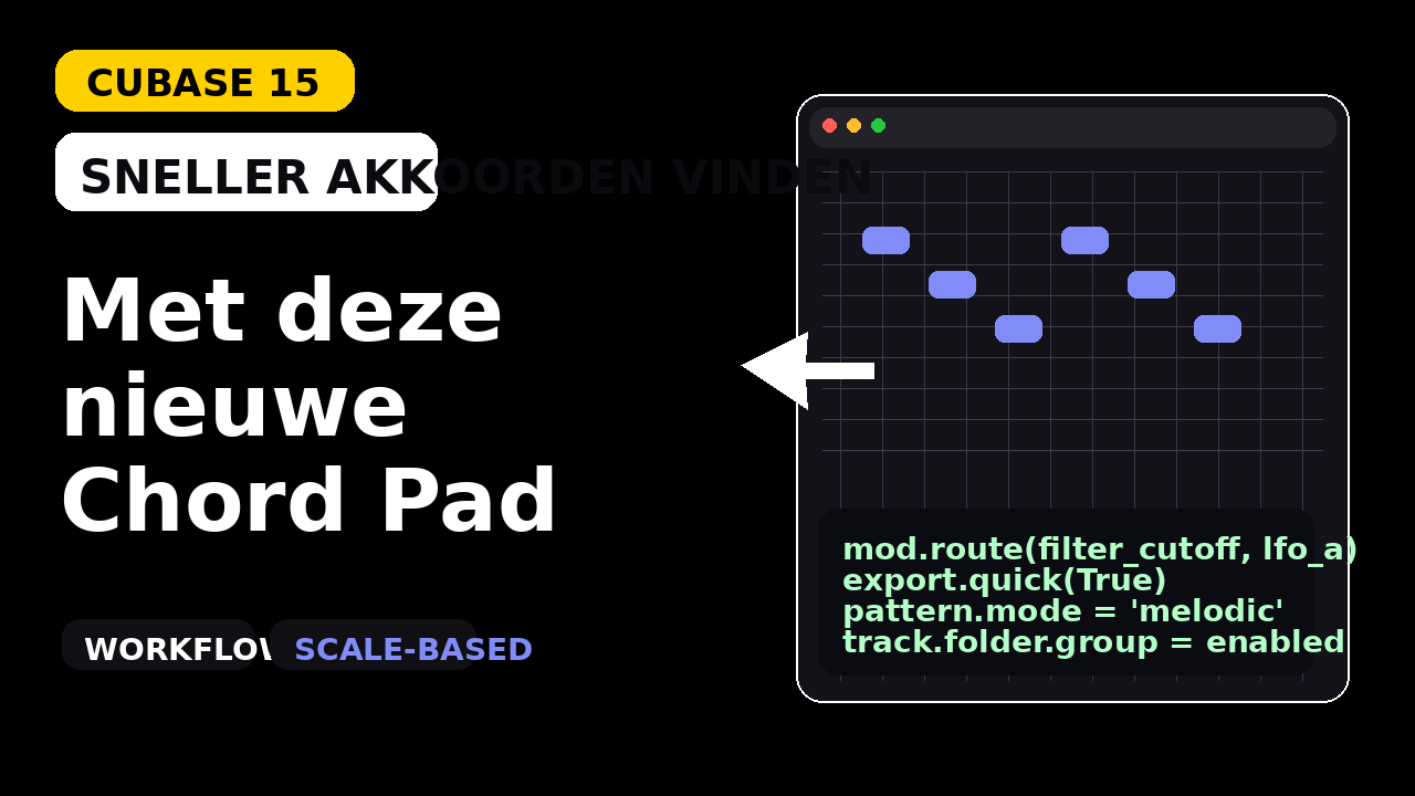 Cubase 15 Chord Pad Presets